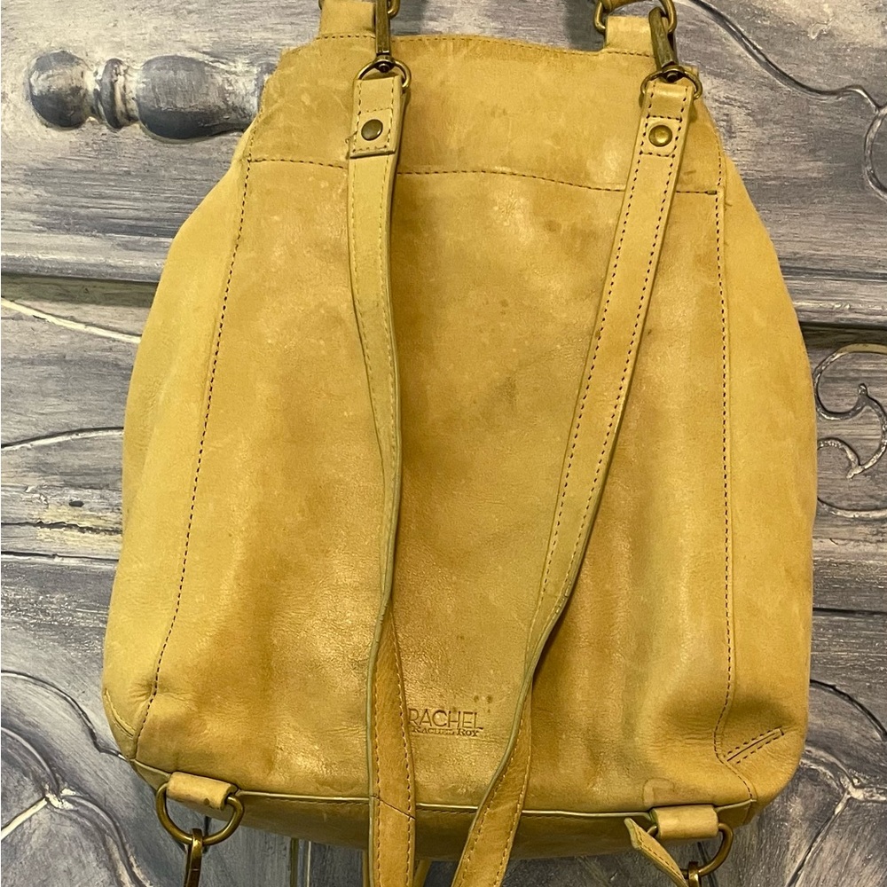 Tan leather backpack purse - Picture 2 of 3